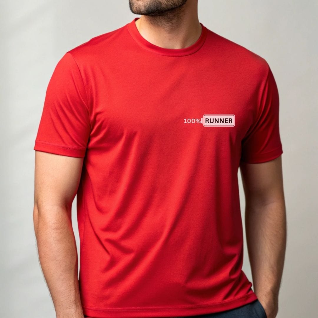 Printify T-Shirt 100% Runner T-Shirt / Pro