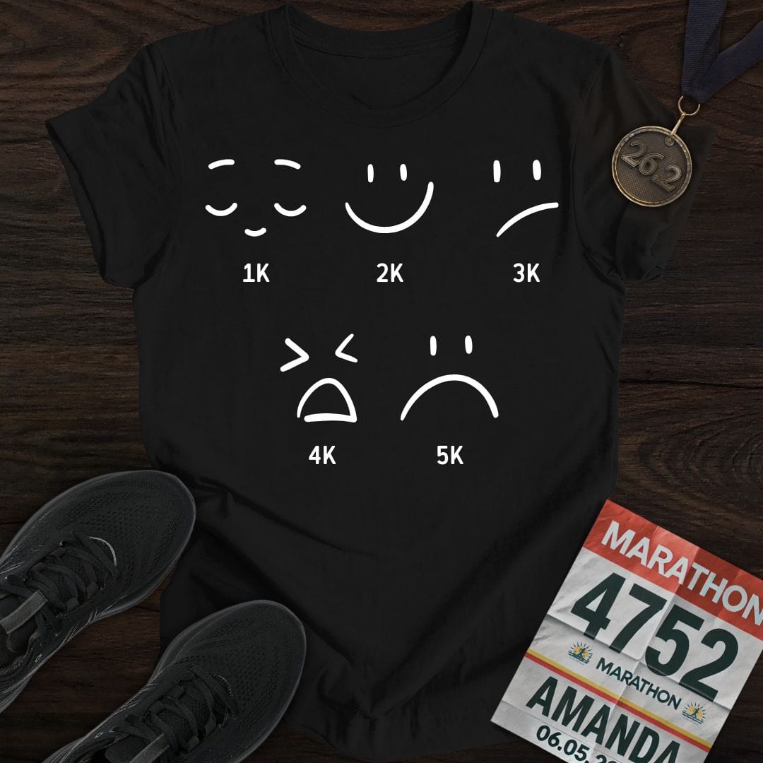 Printify T-Shirt Black / S 5K Emotion Journey T-Shirt