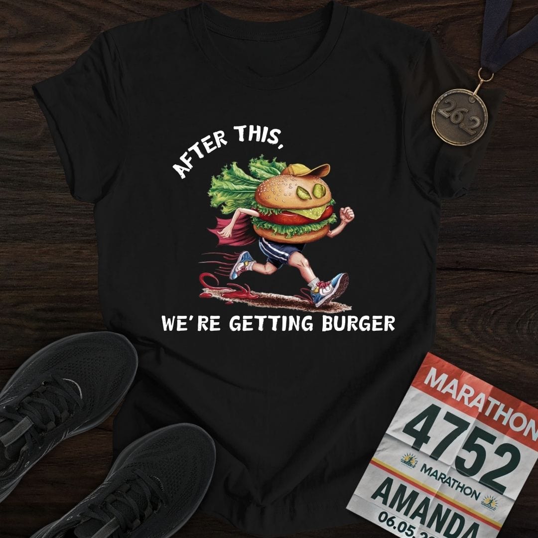 Printify T-Shirt Black / S Getting Burger T-Shirt