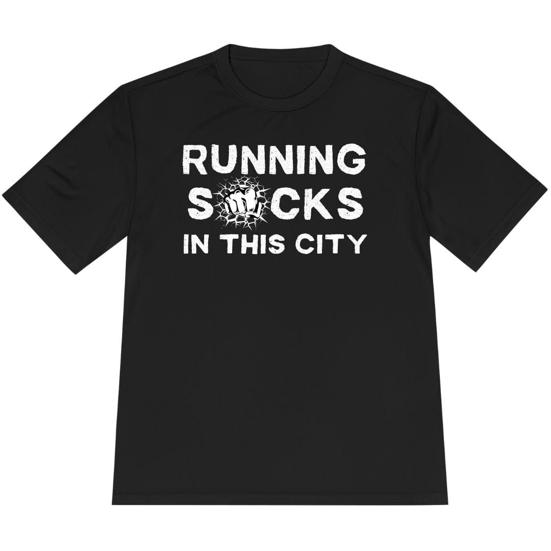 Printify T-Shirt Black / XS City Runs, Zero Fun T-Shirt / Pro