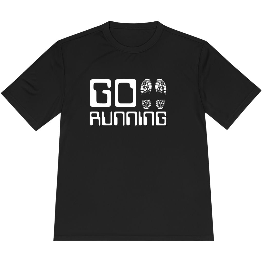 Printify T-Shirt Black / XS Go Running T-Shirt / Pro