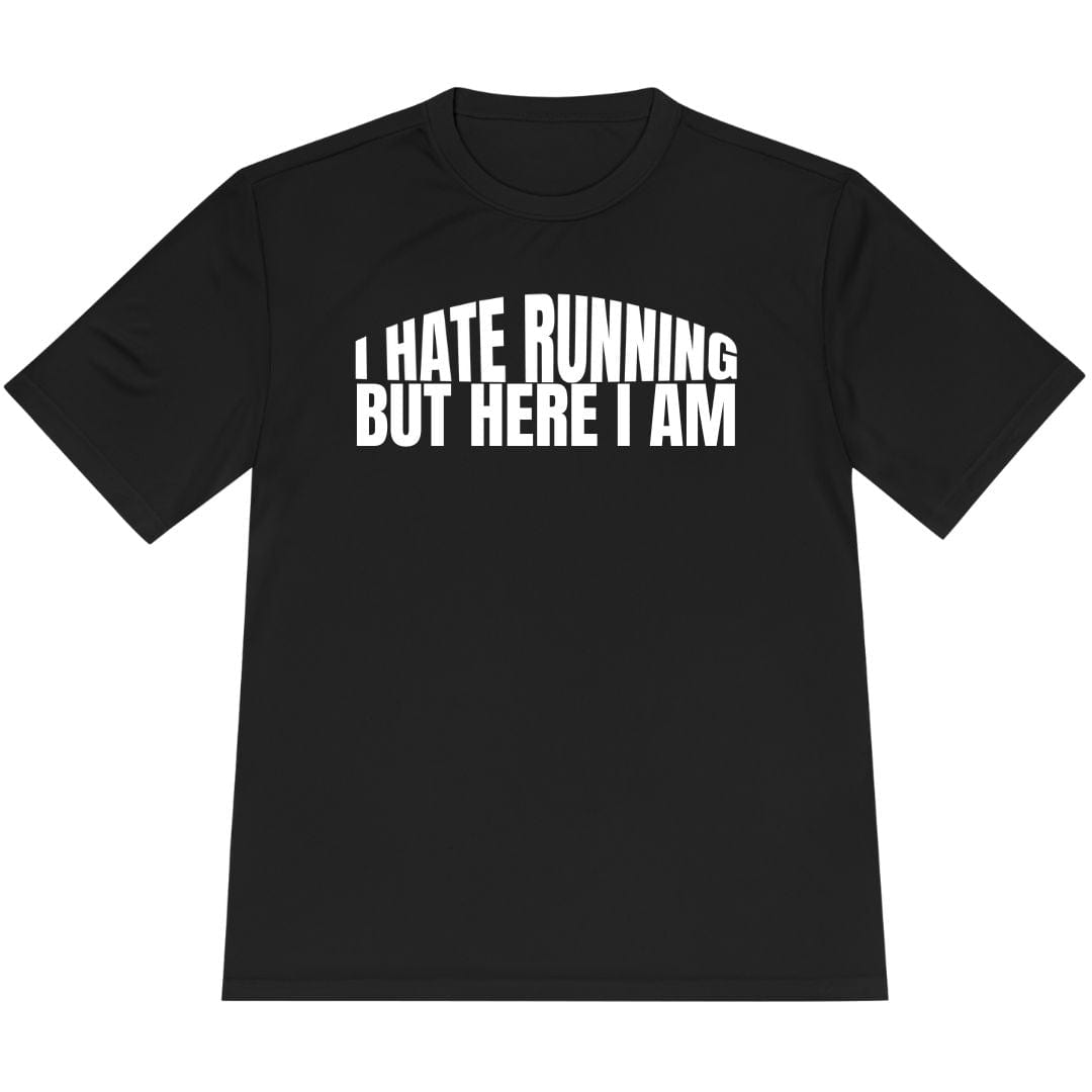 Printify T-Shirt Black / XS I Hate Running -2- T-Shirt / Pro