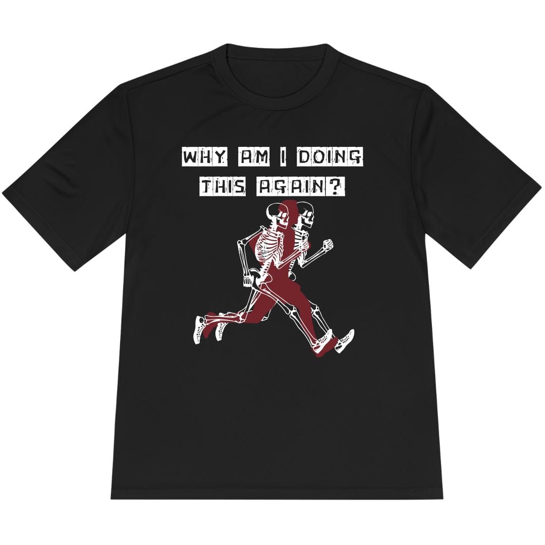 Printify T-Shirt Black / XS Run Again? T-Shirt / Pro