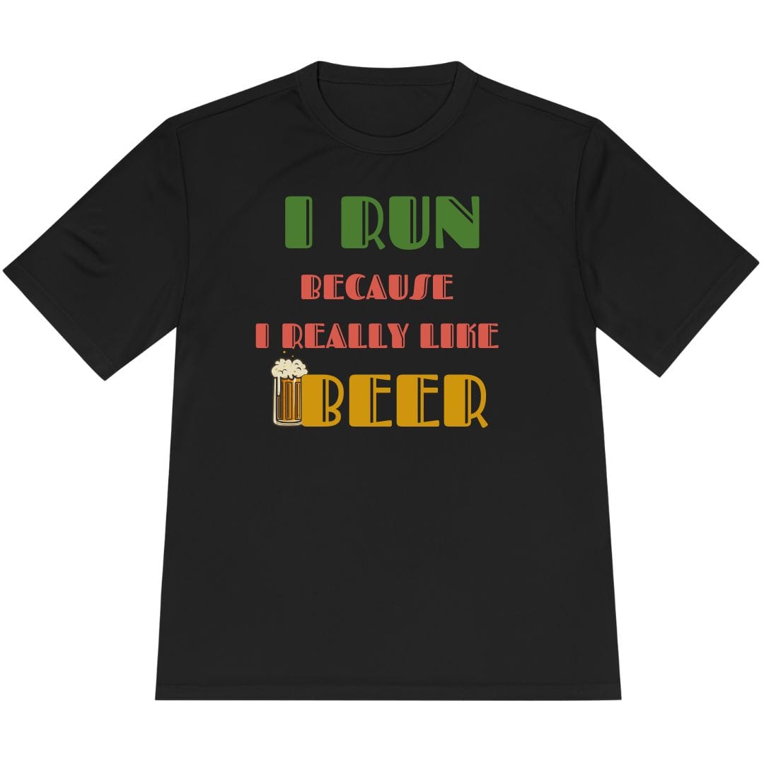 Printify T-Shirt Black / XS Run For Beer T-Shirt / Pro