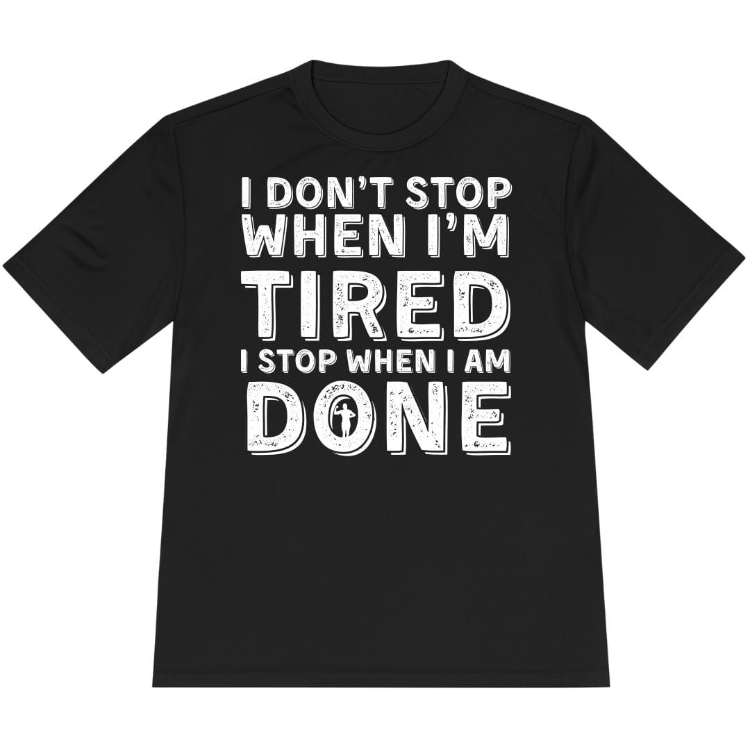 Printify T-Shirt Black / XS Run ‘Til It’s Done T-Shirt / Pro