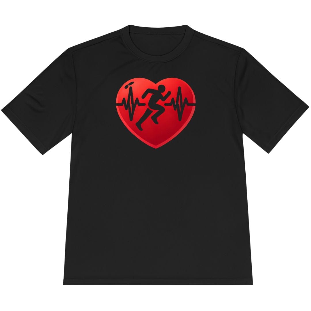 Printify T-Shirt Black / XS Run with Heart T-Shirt / Pro
