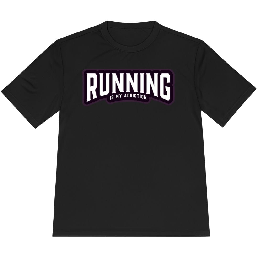 Printify T-Shirt Black / XS Running is my addiction -2- T-Shirt / Pro