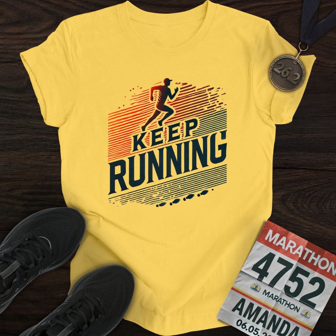 Printify T-Shirt Daisy / S Keep Running T-Shirt