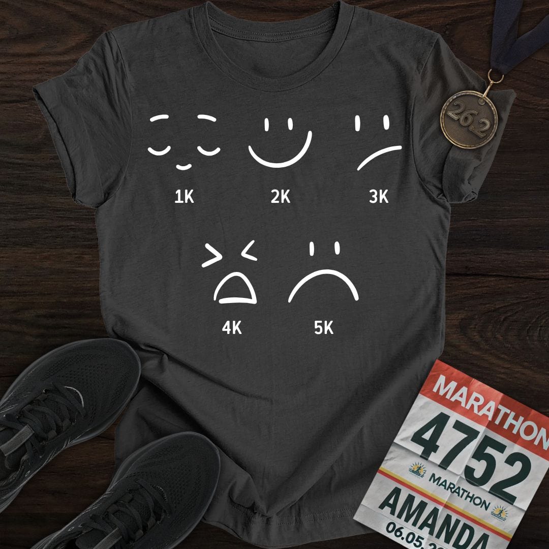 Printify T-Shirt Dark Heather / S 5K Emotion Journey T-Shirt