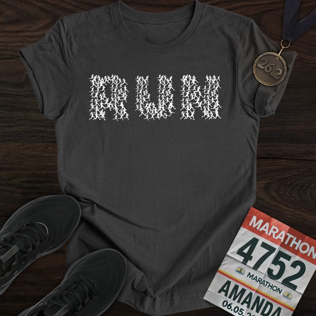 Printify T-Shirt Dark Heather / S Billion Runners T-shirt