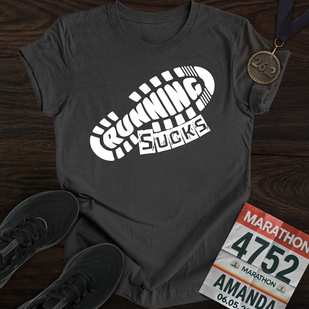 Printify T-Shirt Dark Heather / S Love/Hate Run T-shirt