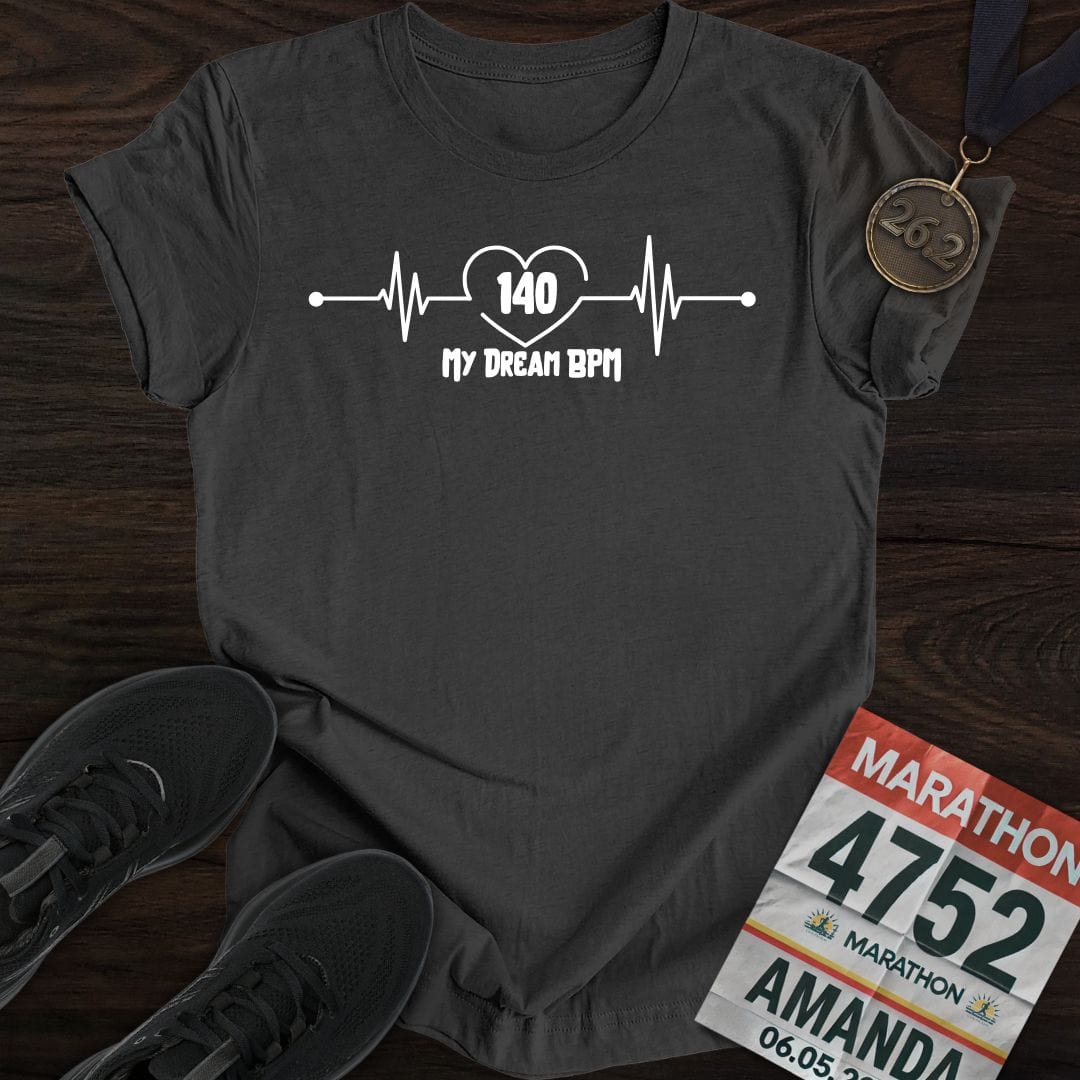 Printify T-Shirt Dark Heather / S My Dream 140 BPM T-shirt