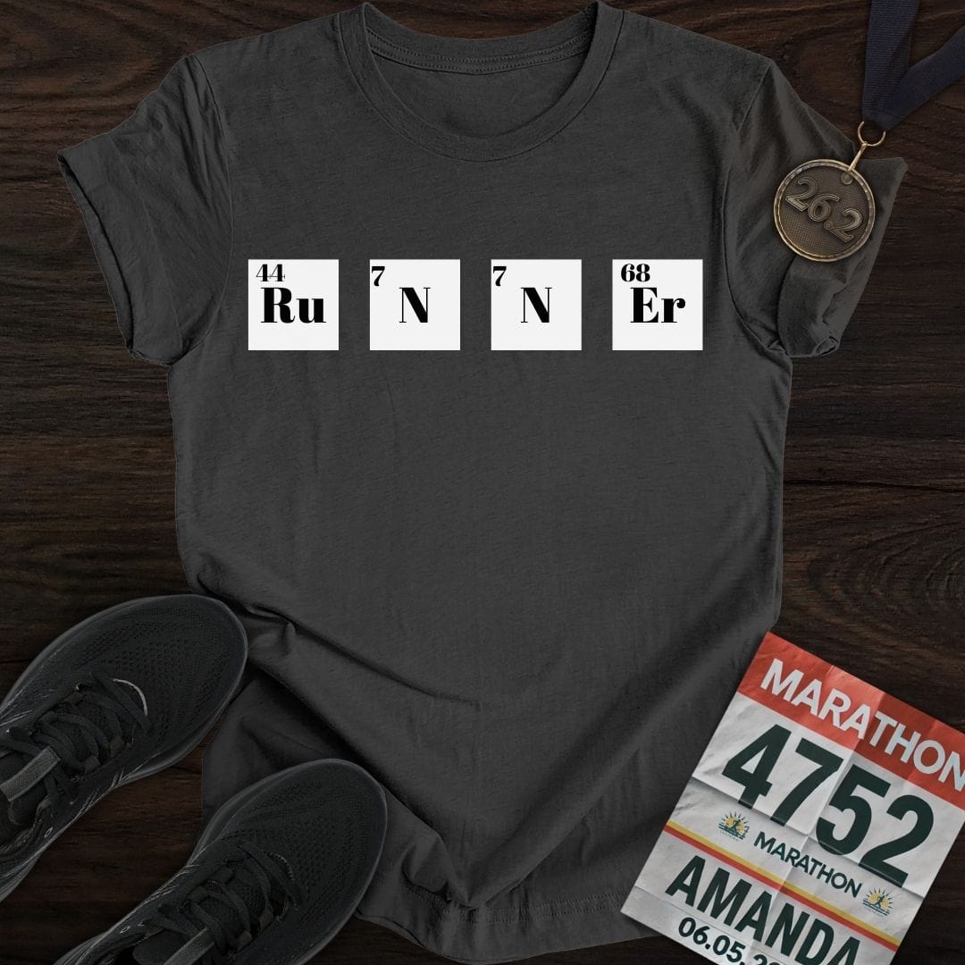 Printify T-Shirt Dark Heather / S Runner Element One T-Shirt