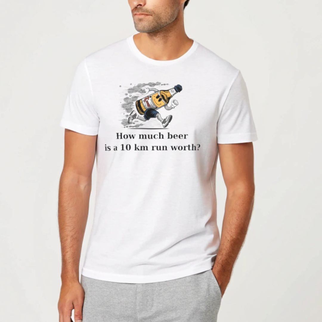 Printify T-Shirt Drink Beer Run 10KM T-Shirt