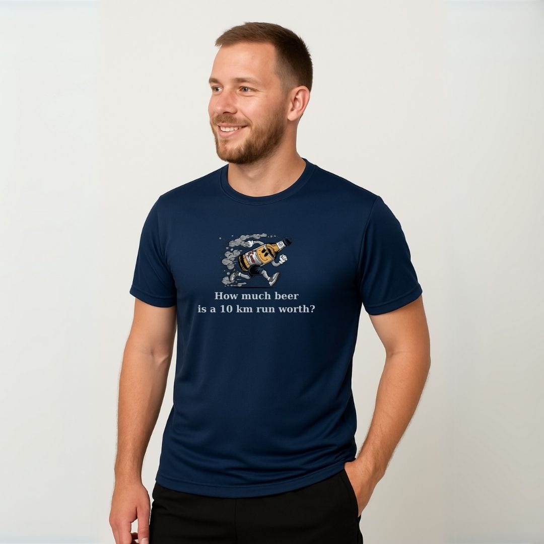 Printify T-Shirt Drink Beer Run 10KM T-Shirt / Pro