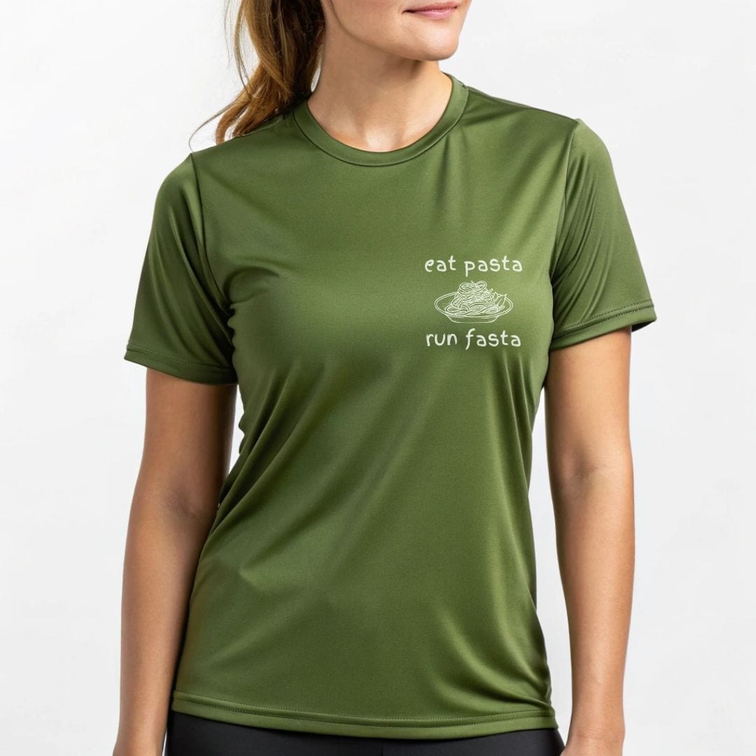 Printify T-Shirt Eat Pasta and Run Fasta T-Shirt / Pro