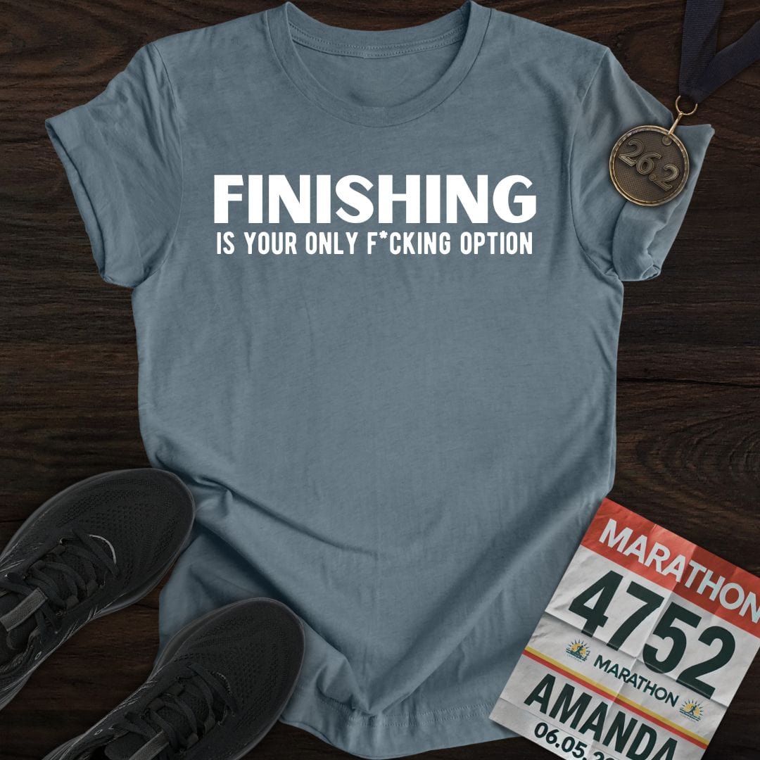 Printify T-Shirt Heather Indigo / S Finishing: Only Option T-shirt