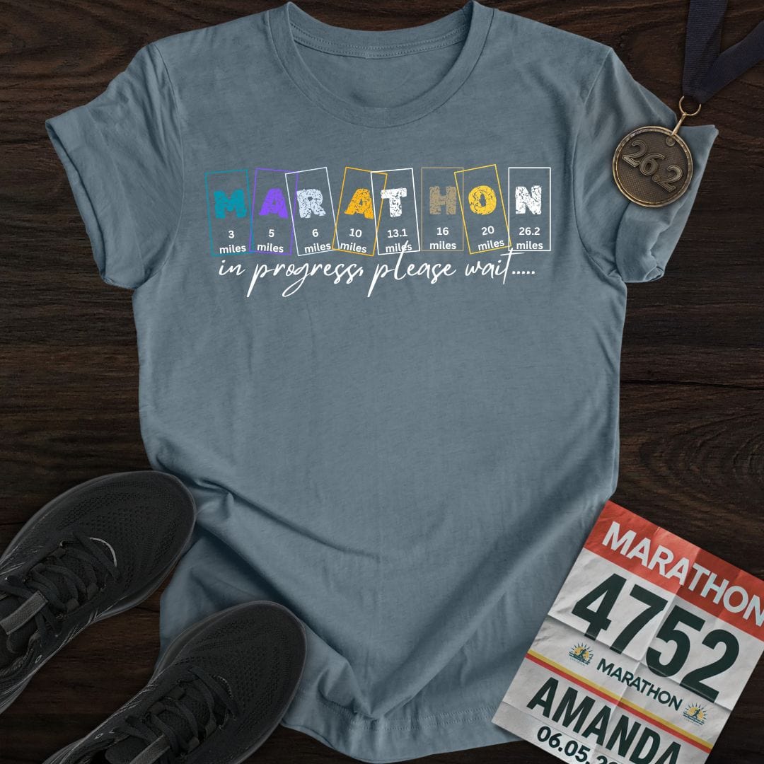 Printify T-Shirt Heather Indigo / S In progress, please wait...