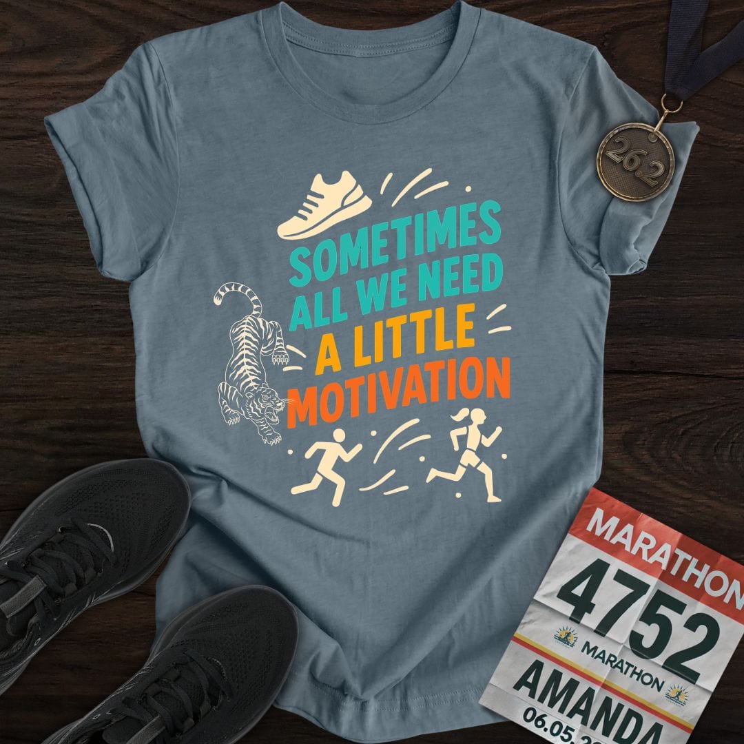 Printify T-Shirt Heather Indigo / S My Motivation T-Shirt