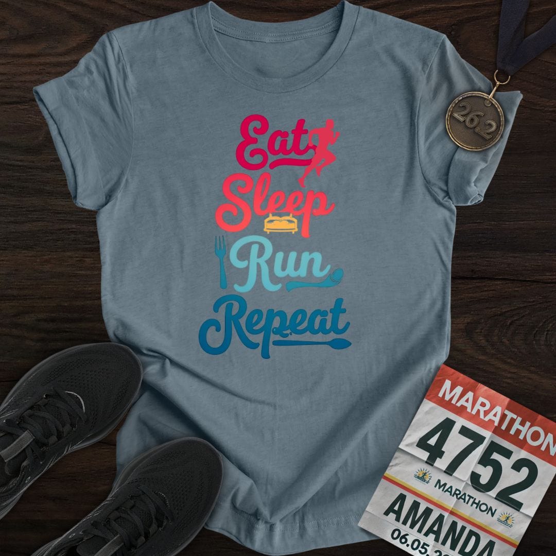 Printify T-Shirt Heather Indigo / S The Runner’s Loop T-shirt