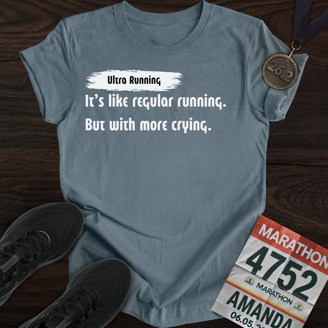 Printify T-Shirt Heather Indigo / S Ultra Running T-Shirt