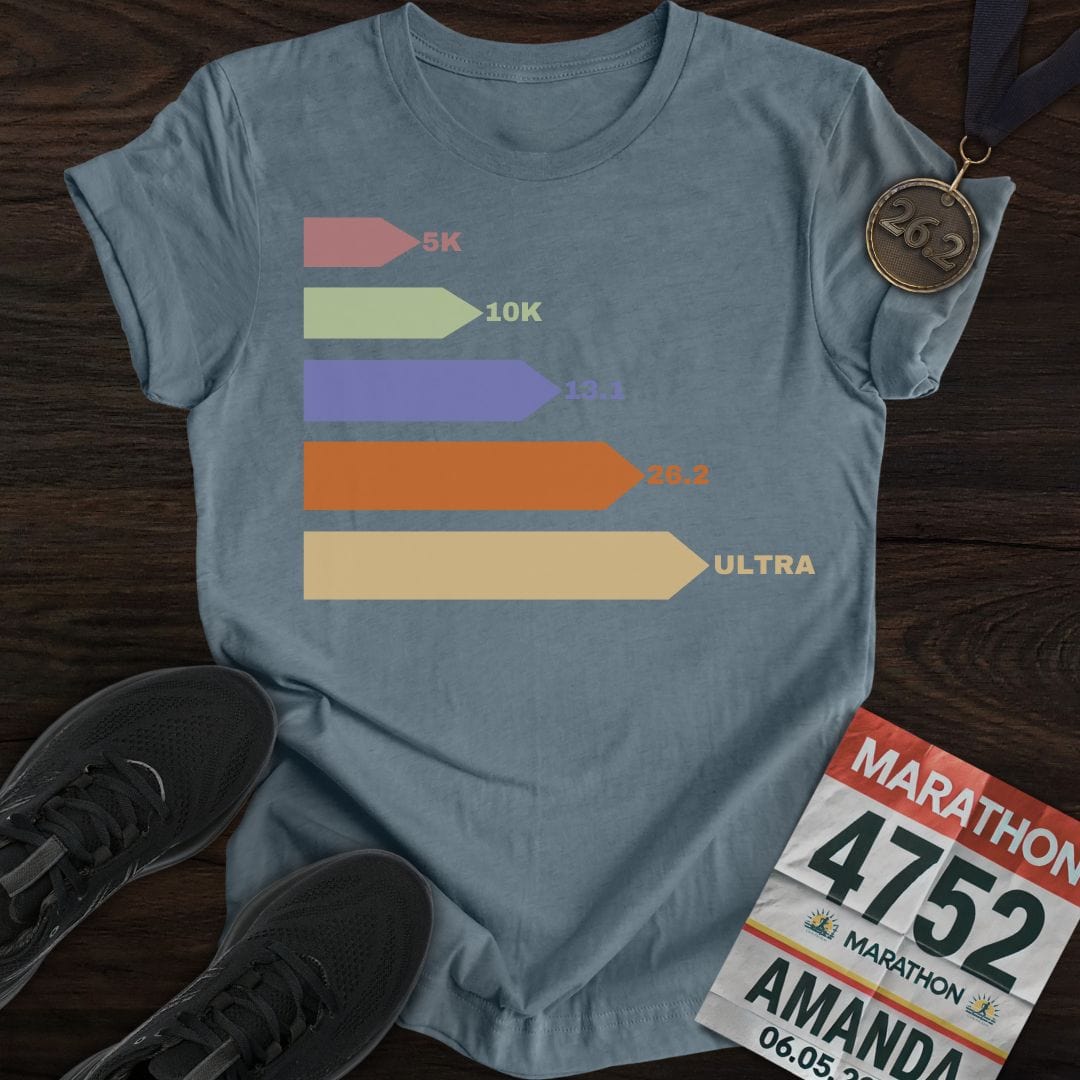 Printify T-Shirt Heather Indigo / S Ultra Target Runner T-Shirt