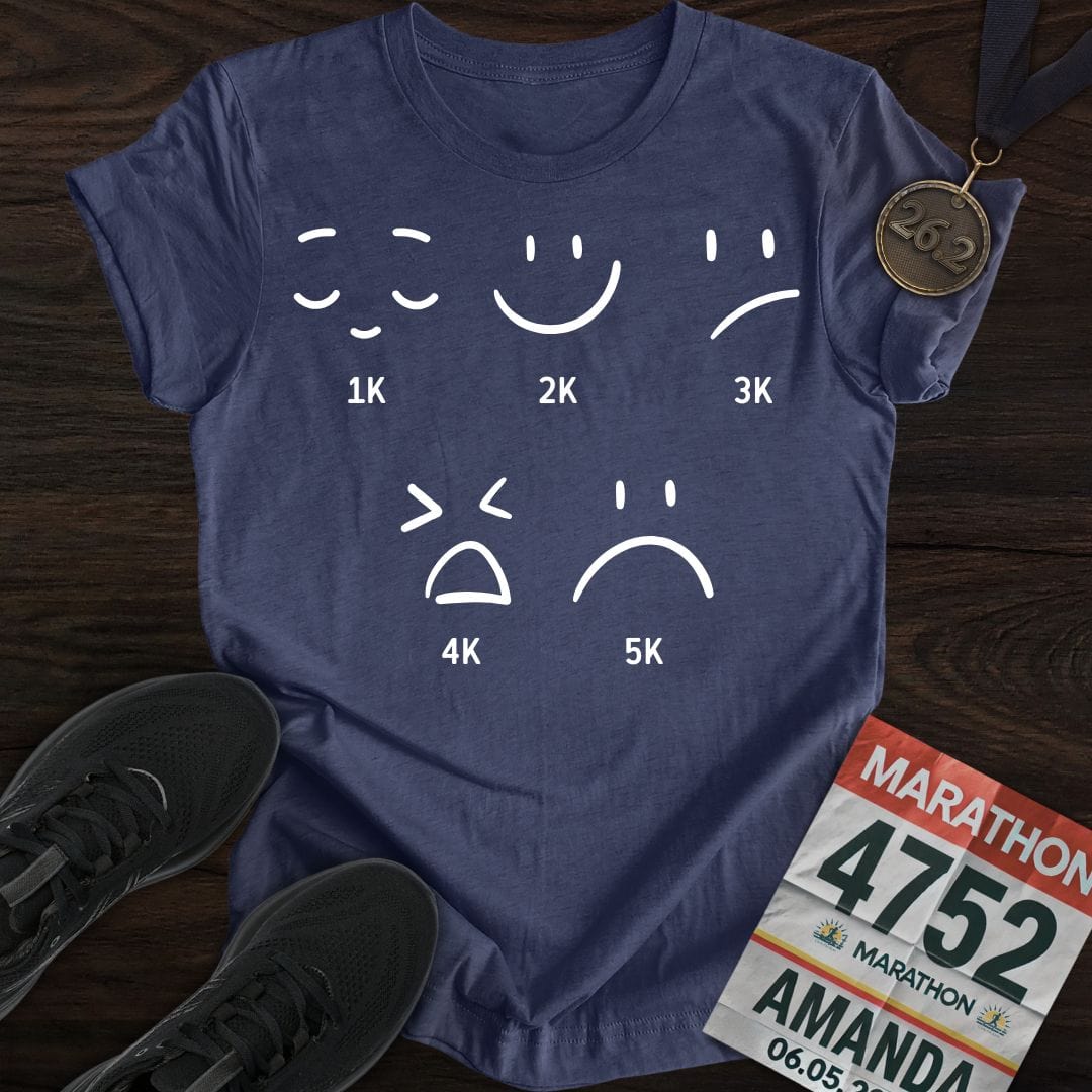 Printify T-Shirt Heather Navy / S 5K Emotion Journey T-Shirt