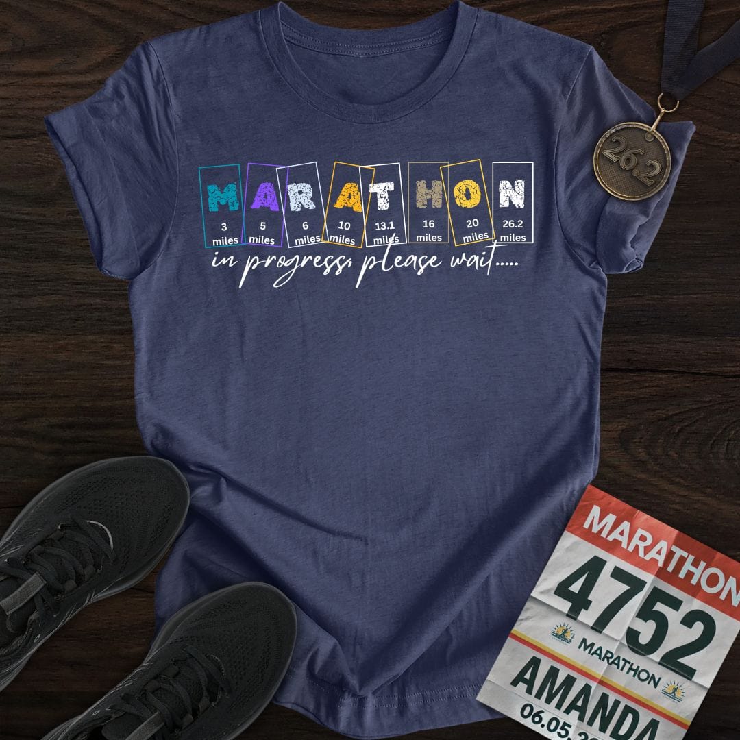 Printify T-Shirt Heather Navy / S In progress, please wait...