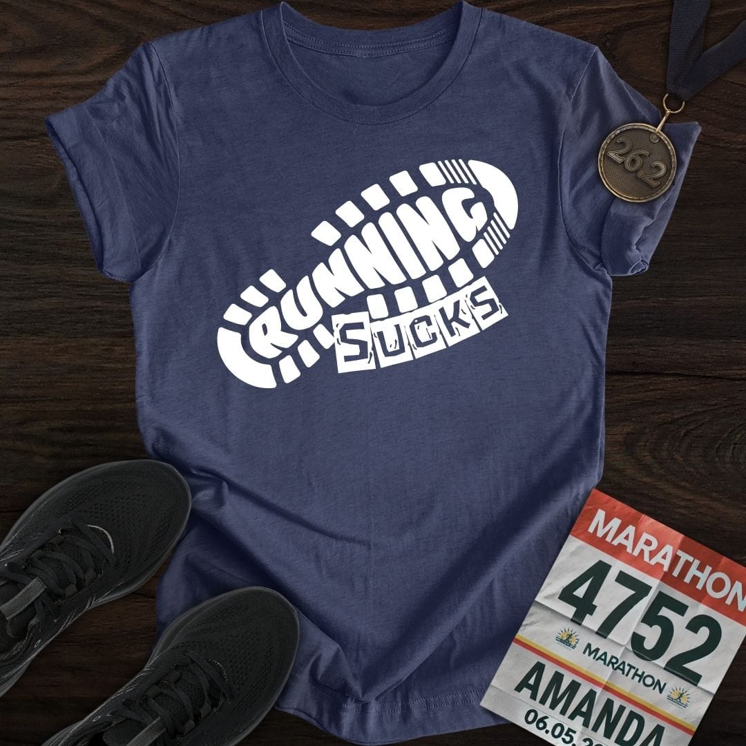 Printify T-Shirt Heather Navy / S Love/Hate Run T-shirt