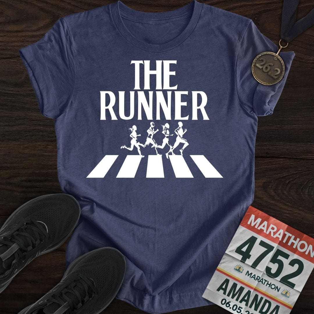 Printify T-Shirt Heather Navy / S The Runner Lane T-shirt