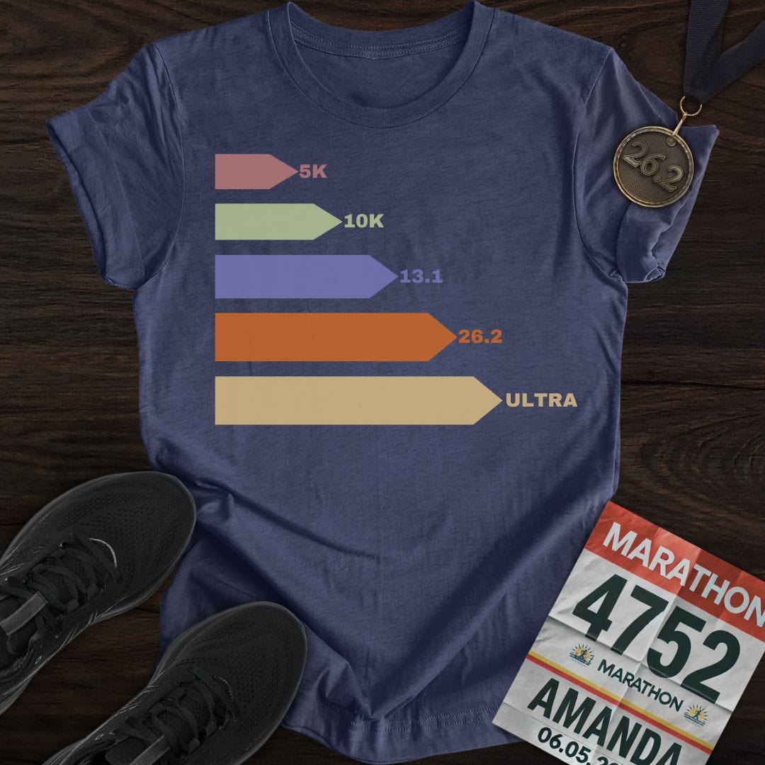 Printify T-Shirt Heather Navy / S Ultra Target Runner T-Shirt