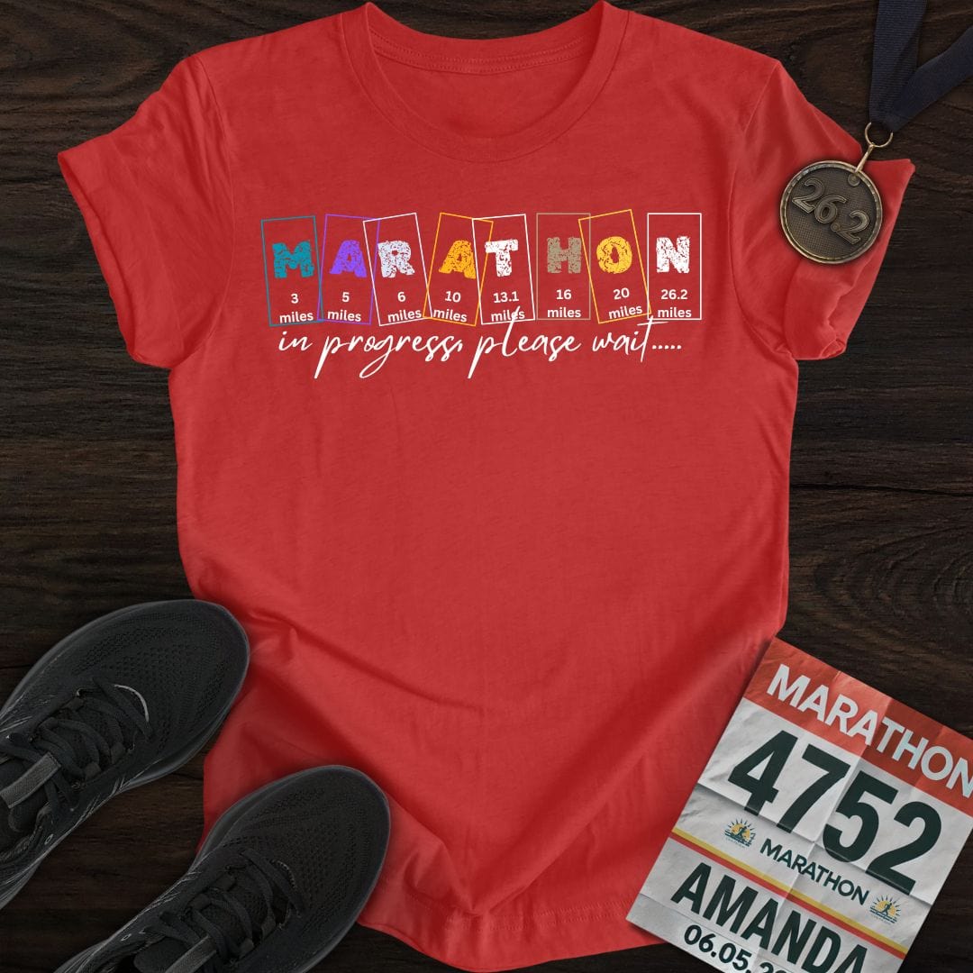Printify T-Shirt Heather Red / S In progress, please wait...