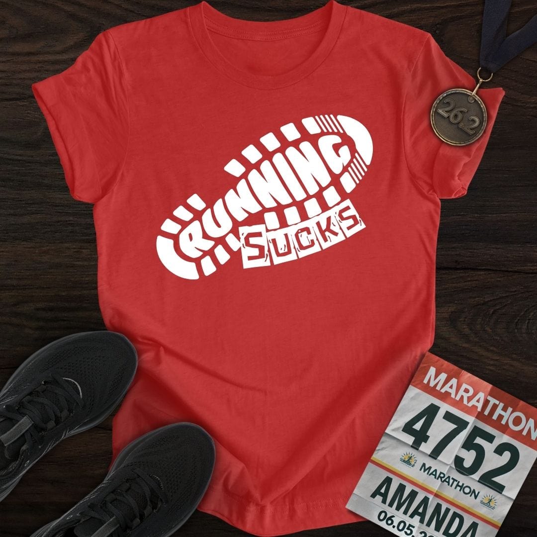 Printify T-Shirt Heather Red / S Love/Hate Run T-shirt