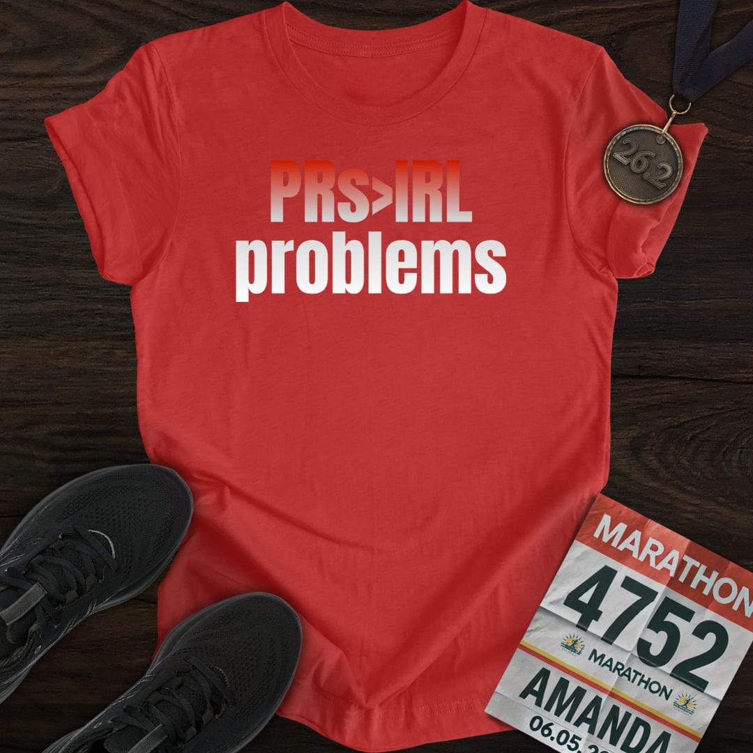 Printify T-Shirt Heather Red / S PRs > IRL problems T-shirt