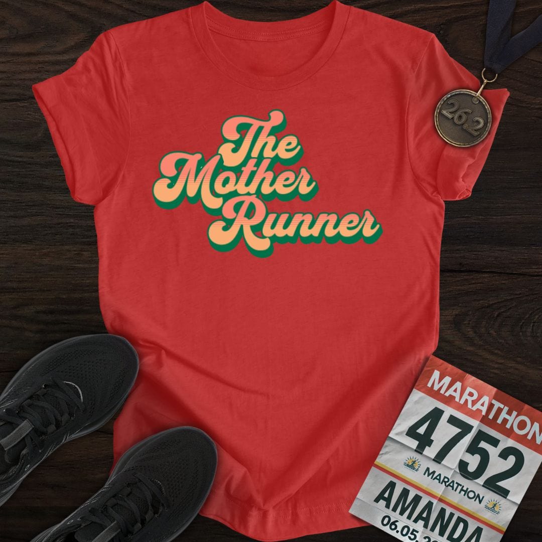 Printify T-Shirt Heather Red / S The Mother Runner T-shirt