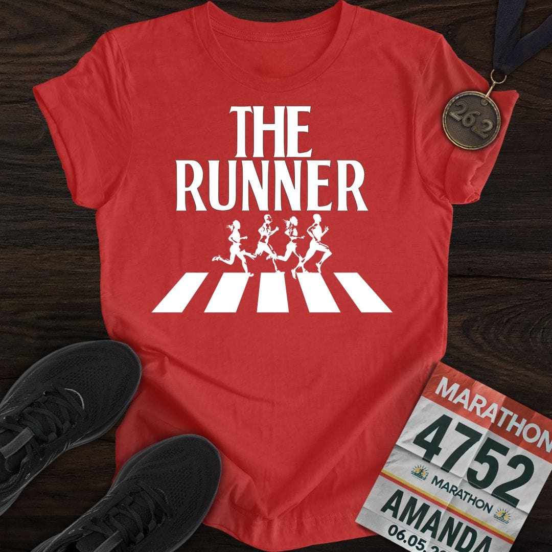 Printify T-Shirt Heather Red / S The Runner Lane T-shirt
