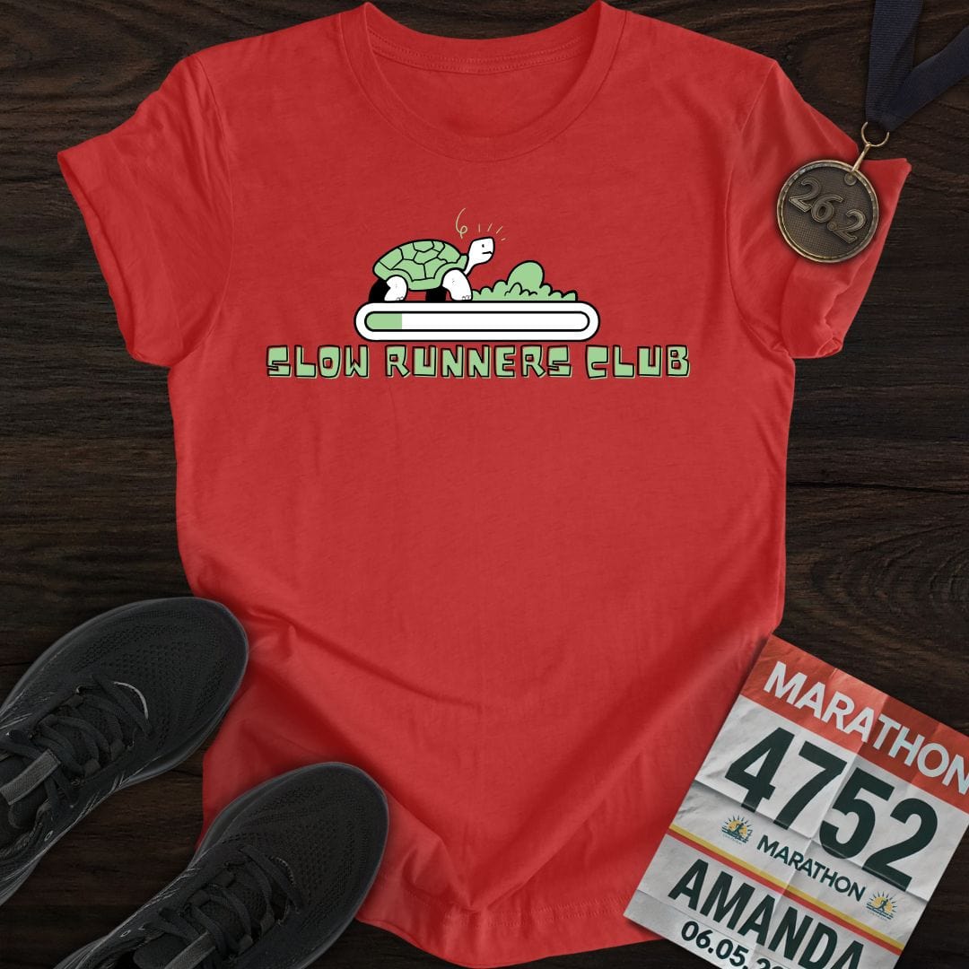 Printify T-Shirt Heather Red / S The Turtle Striders Club T-shirt