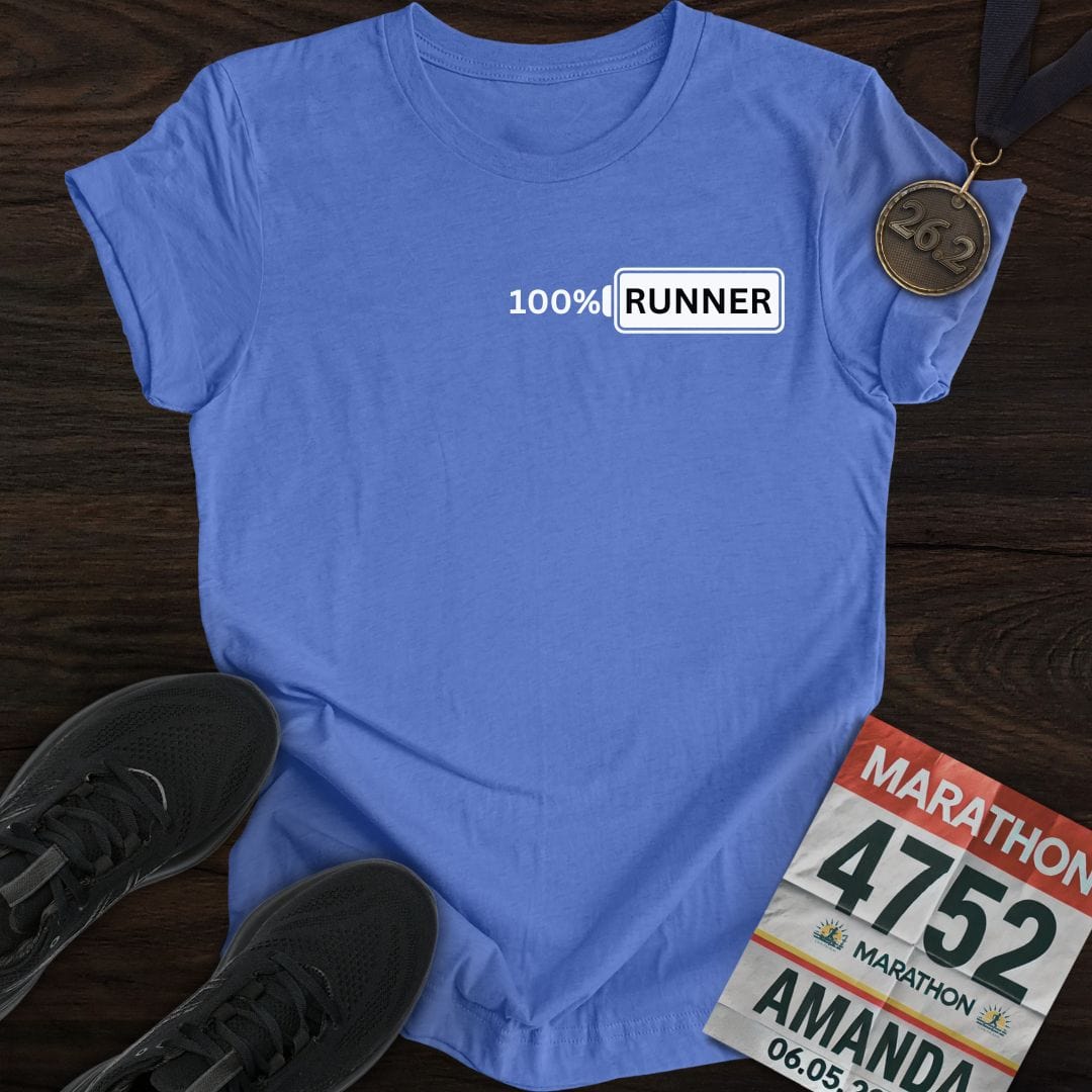 Printify T-Shirt Heather Royal / S 100% Runner
