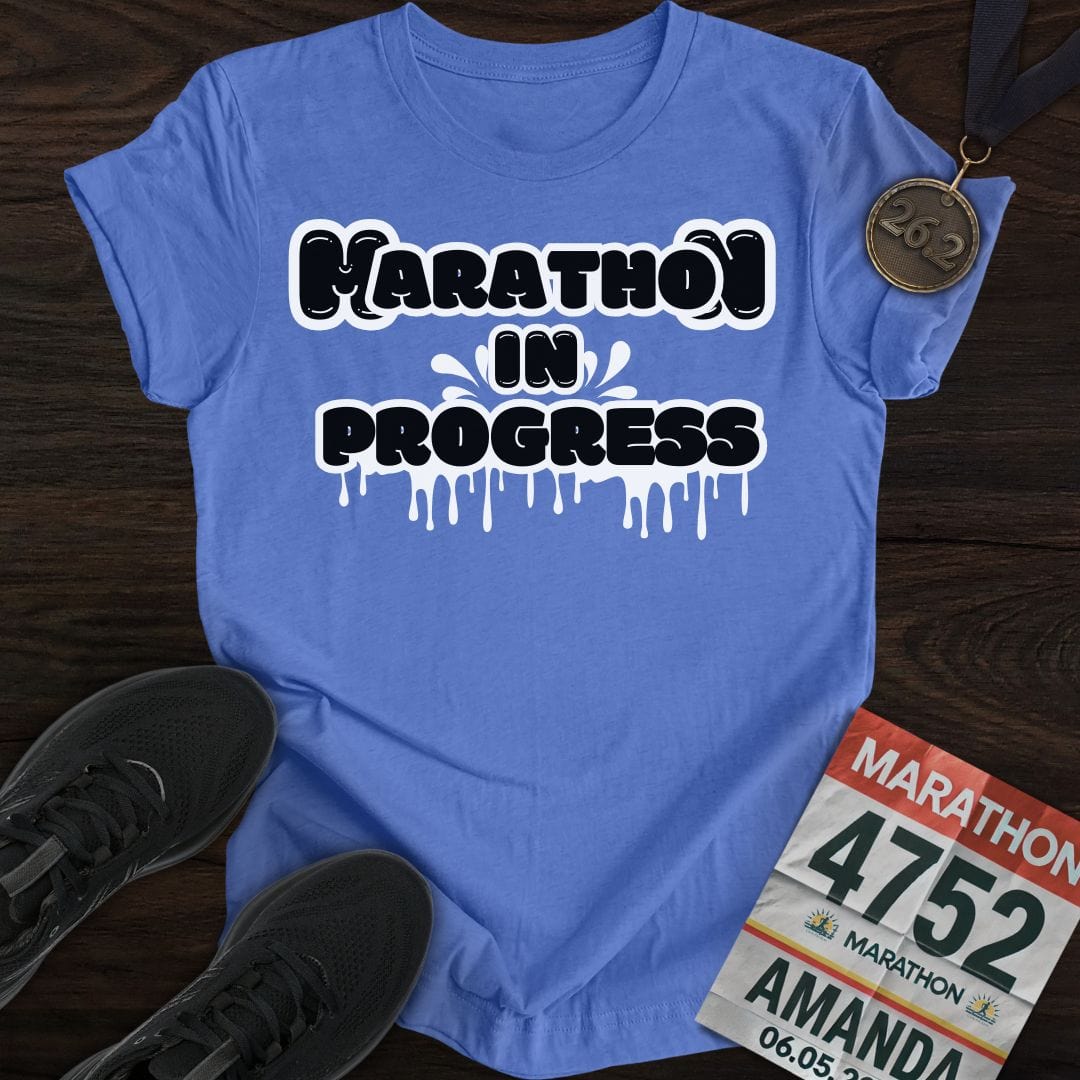 Printify T-Shirt Heather Royal / S In Progress