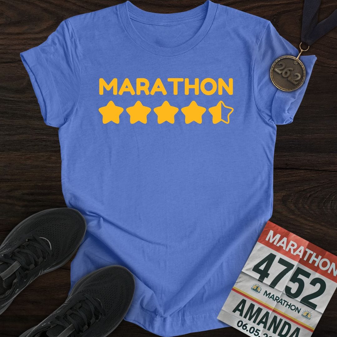 Printify T-Shirt Heather Royal / S Marathon Star Score T-shirt