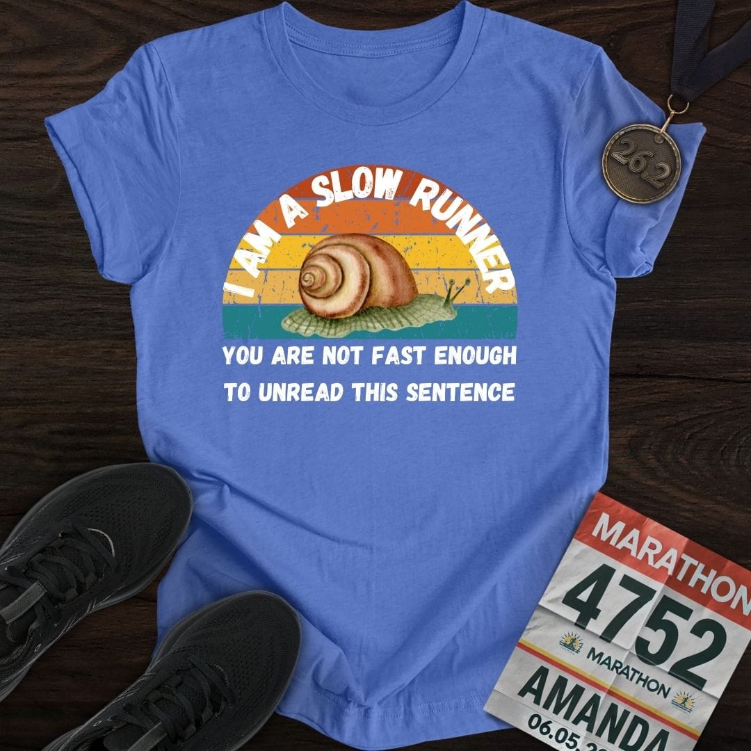 Printify T-Shirt Heather Royal / S Not Fast Enough T-shirt