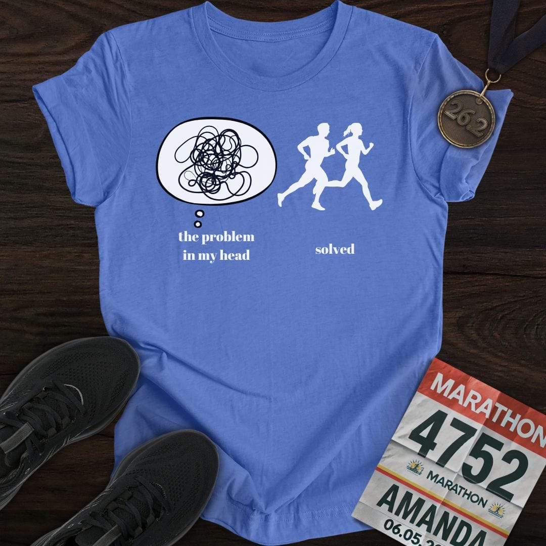 Printify T-Shirt Heather Royal / S Problem Solving Runner T-Shirt