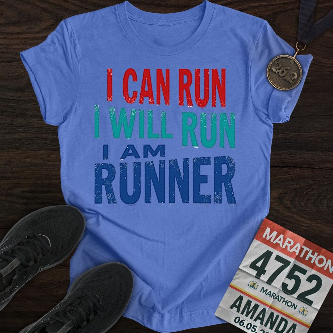 Printify T-Shirt Heather Royal / S Runner Loading T-shirt