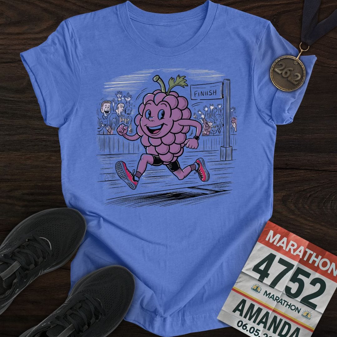 Printify T-Shirt Heather Royal / S Running Grapes T-Shirt