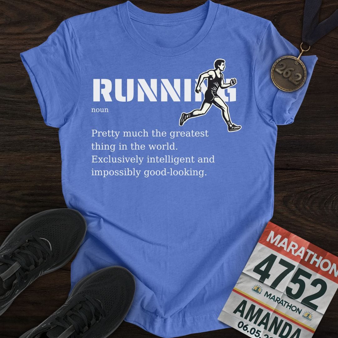 Printify T-Shirt Heather Royal / S Running T-Shirt