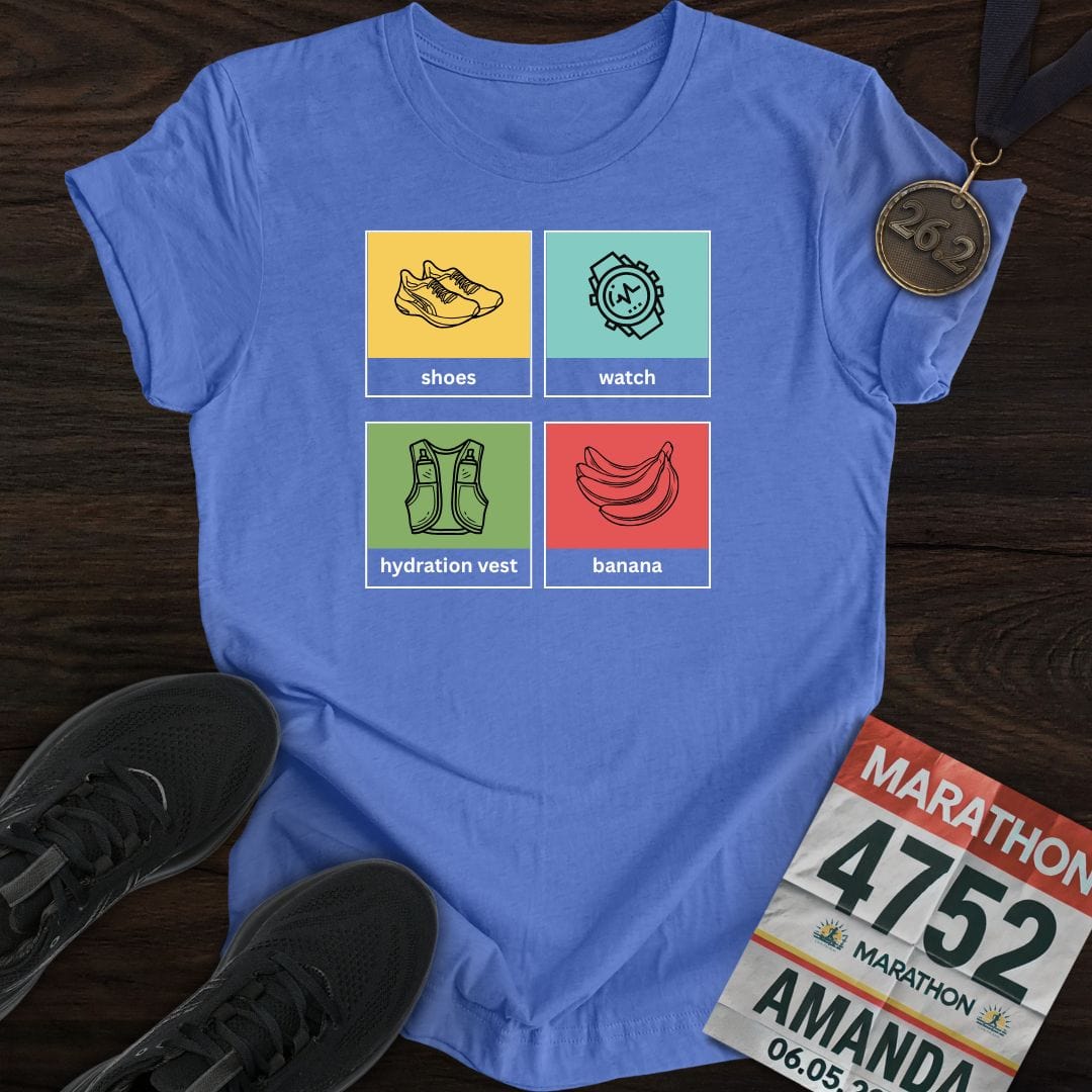 Printify T-Shirt Heather Royal / S Running Tools T-Shirt