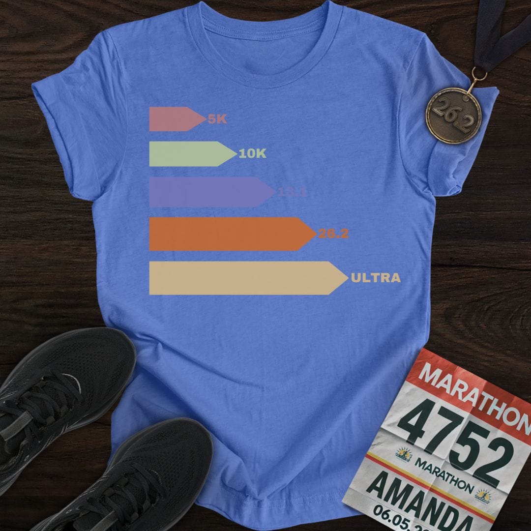 Printify T-Shirt Heather Royal / S Ultra Target Runner T-Shirt
