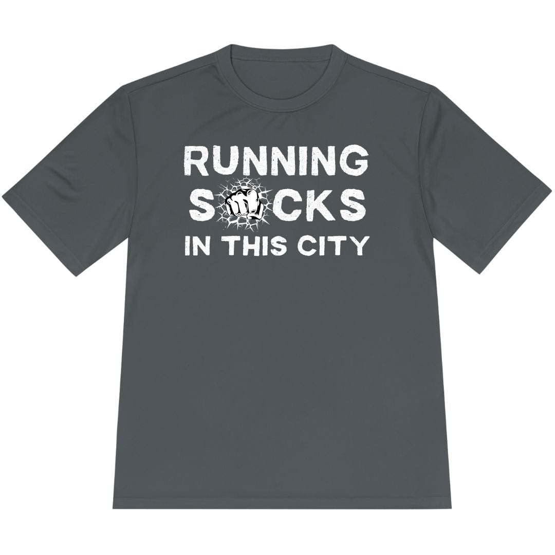 Printify T-Shirt Iron Grey / XS City Runs, Zero Fun T-Shirt / Pro