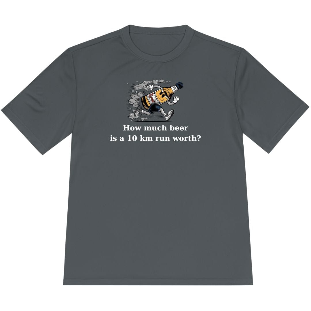 Printify T-Shirt Iron Grey / XS Drink Beer Run 10KM T-Shirt / Pro
