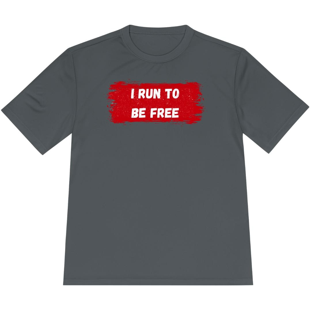 Printify T-Shirt Iron Grey / XS I Run to Be Free T-Shirt / Pro